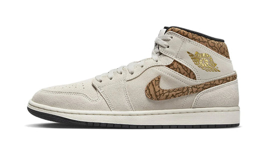 Jordan 1 Mid "Brown Elephant"