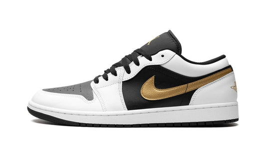 Jordan 1 Low "Gold Swoosh"