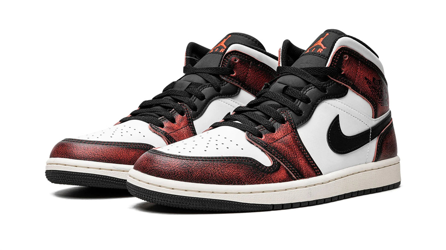 Jordan 1 Mid SE "Wear-Away - Infrared"