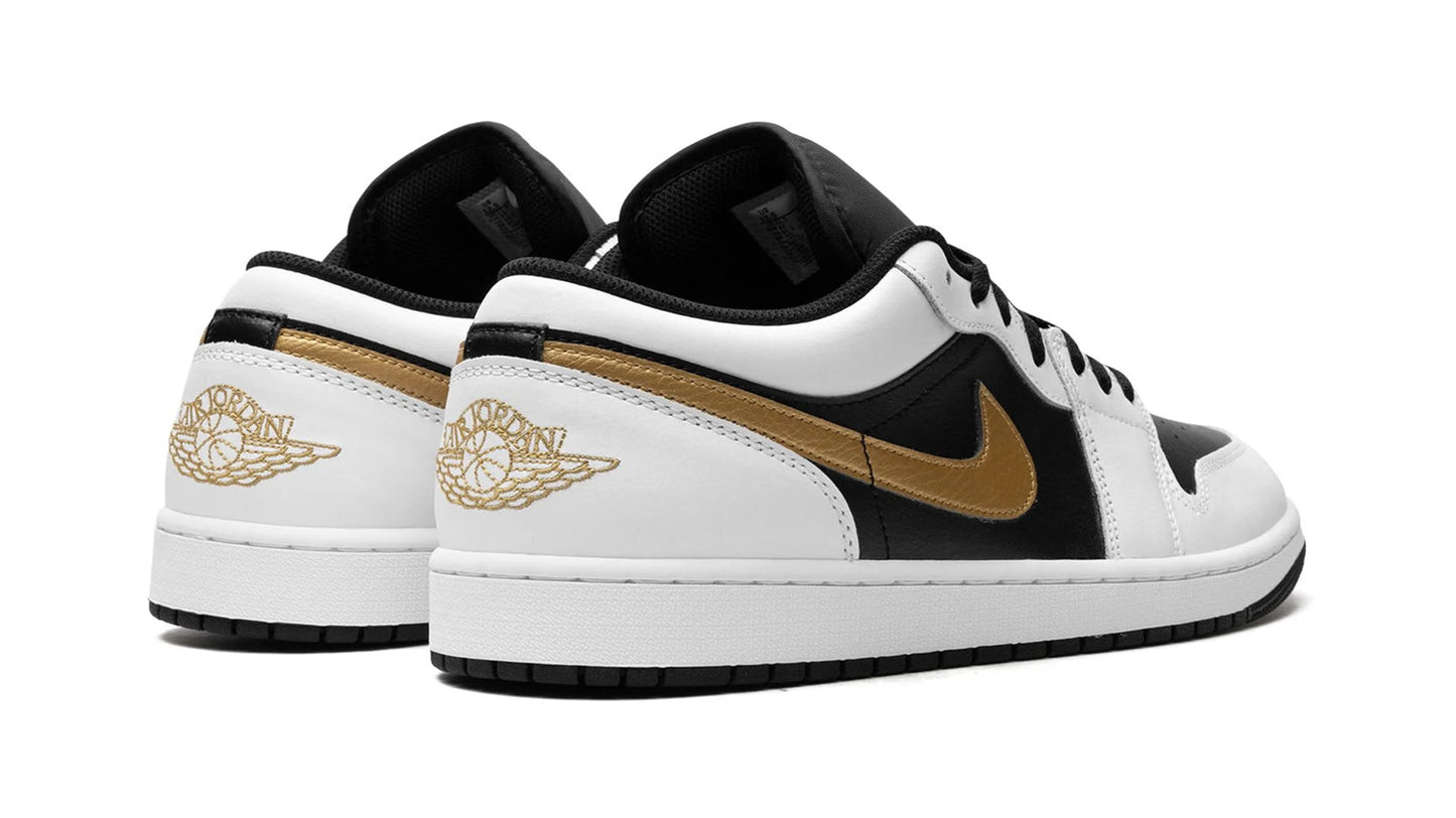 Jordan 1 Low "Gold Swoosh"