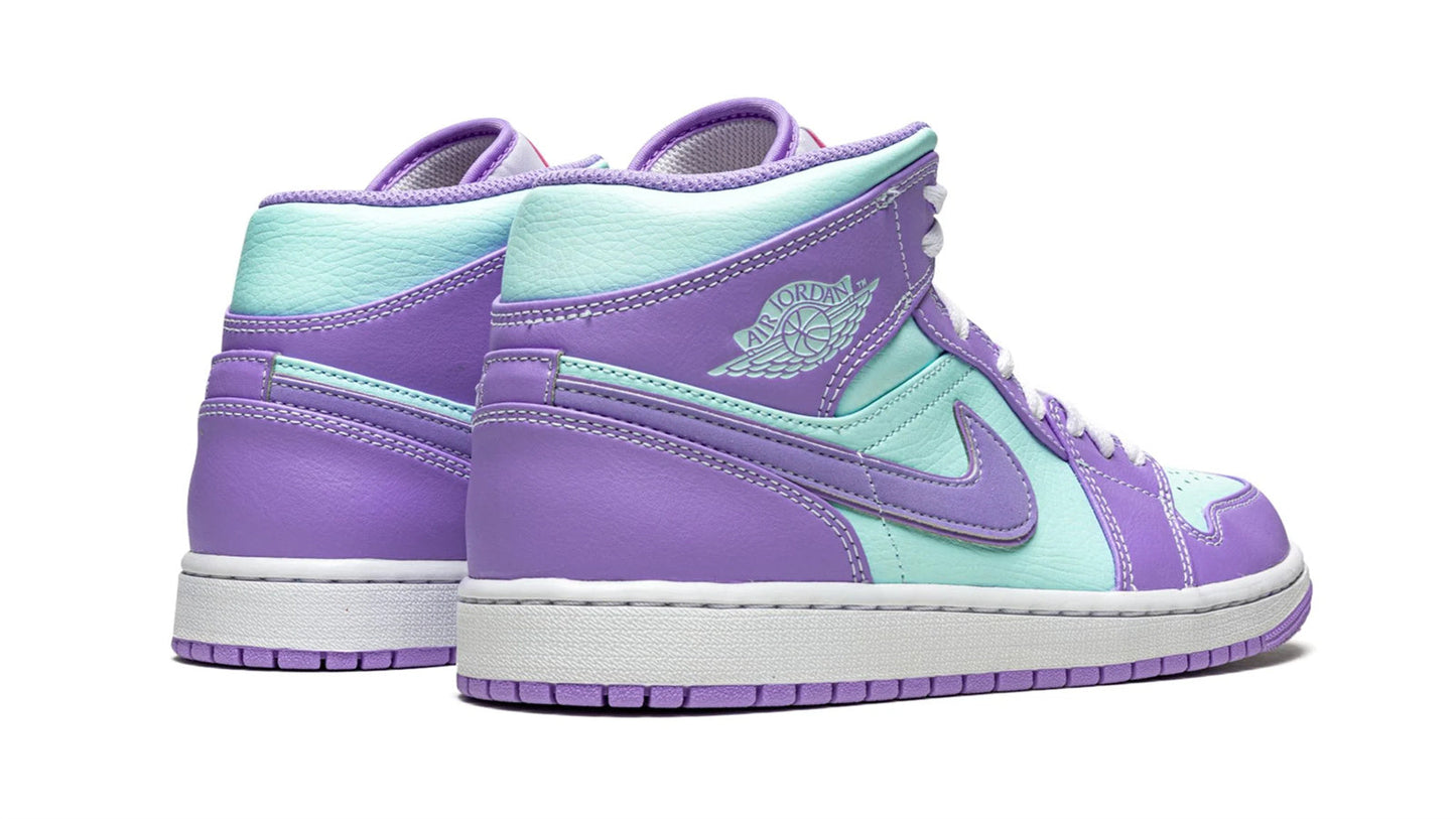 Jordan 1 Mid "Purple Pulse / Glacier Blue"