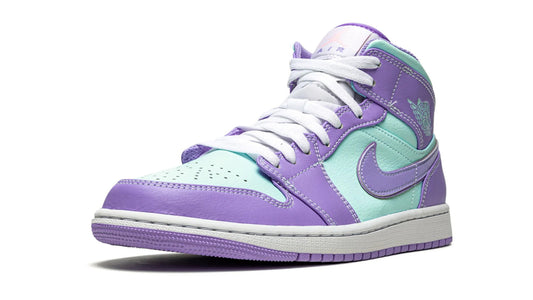 Jordan 1 Mid "Purple Pulse / Glacier Blue"