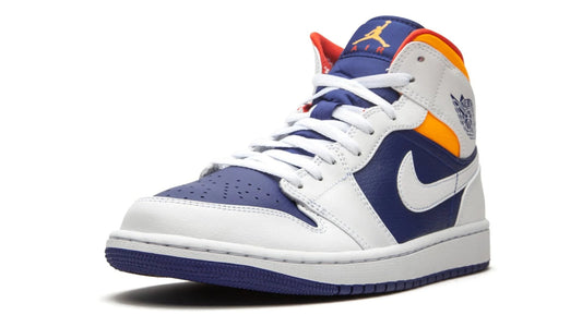 Jordan 1 Mid "Royal Blue / Laser Orange"