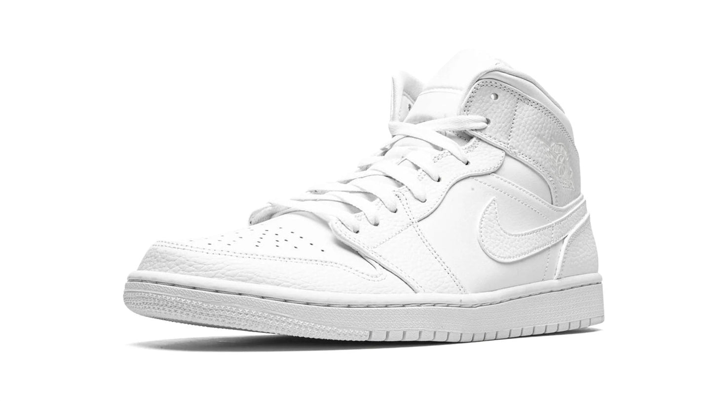 Jordan 1 Mid "Triple White"