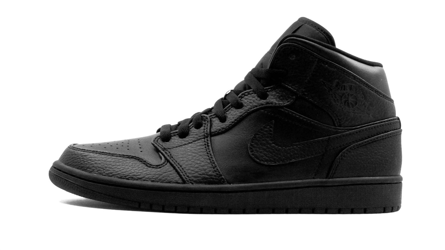 Jordan 1 Mid "Triple Black"