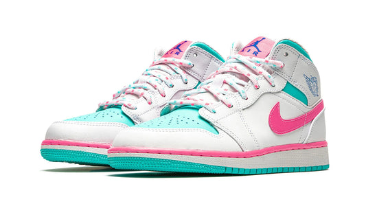 Jordan 1 Mid GS "Digital Pink"