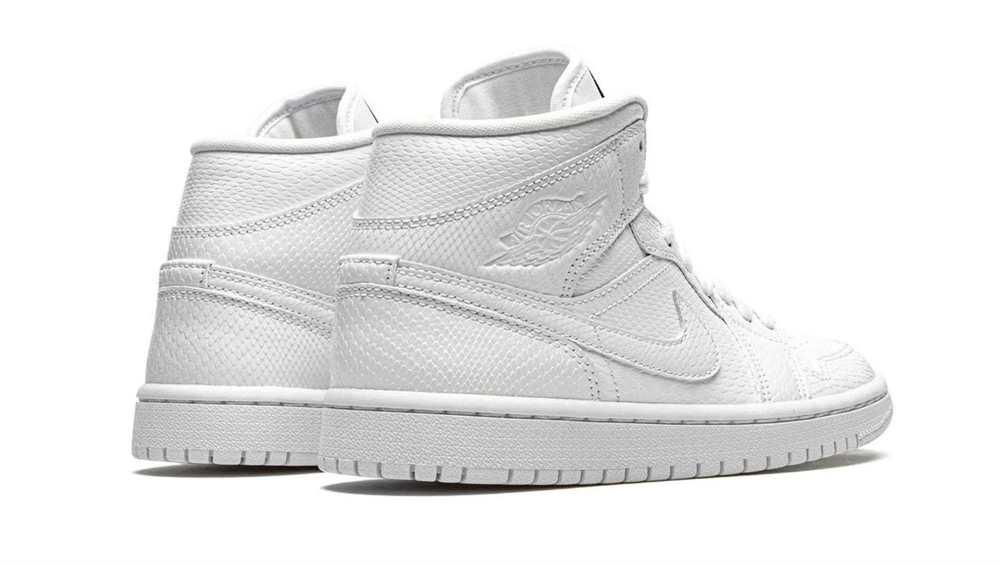 Jordan 1 MID WMNS "White Snakeskin"