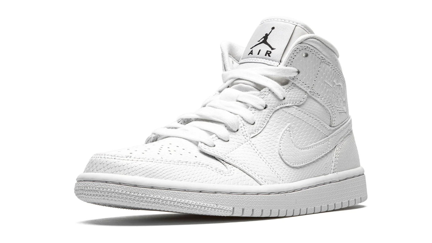 Jordan 1 MID WMNS "White Snakeskin"