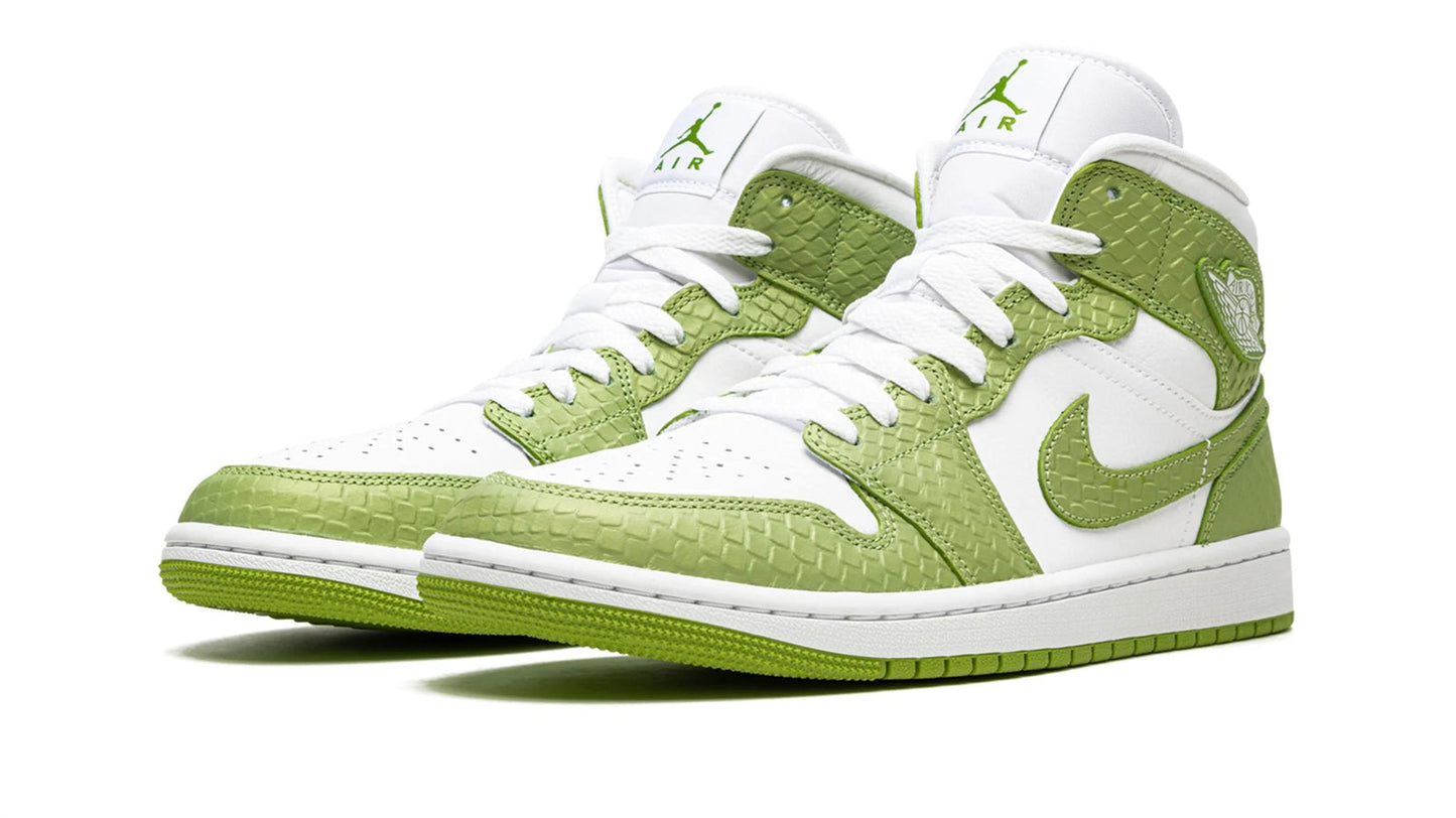 Jordan 1 MID SE WMNS "Green Python"