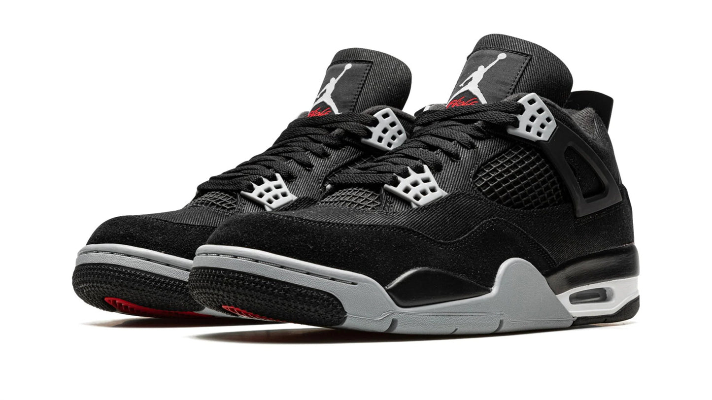 Jordan 4 "Black Canvas"