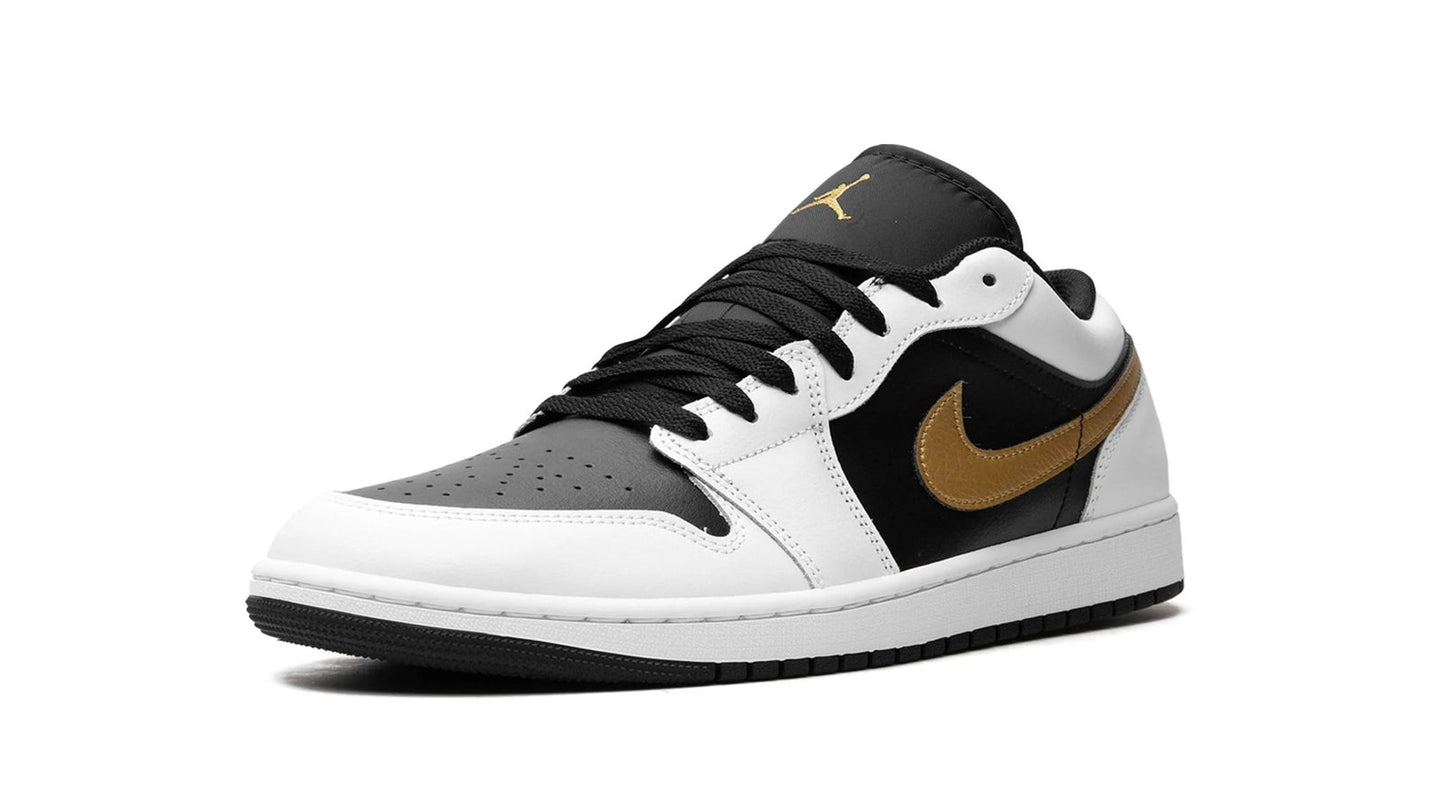 Jordan 1 Low "Gold Swoosh"