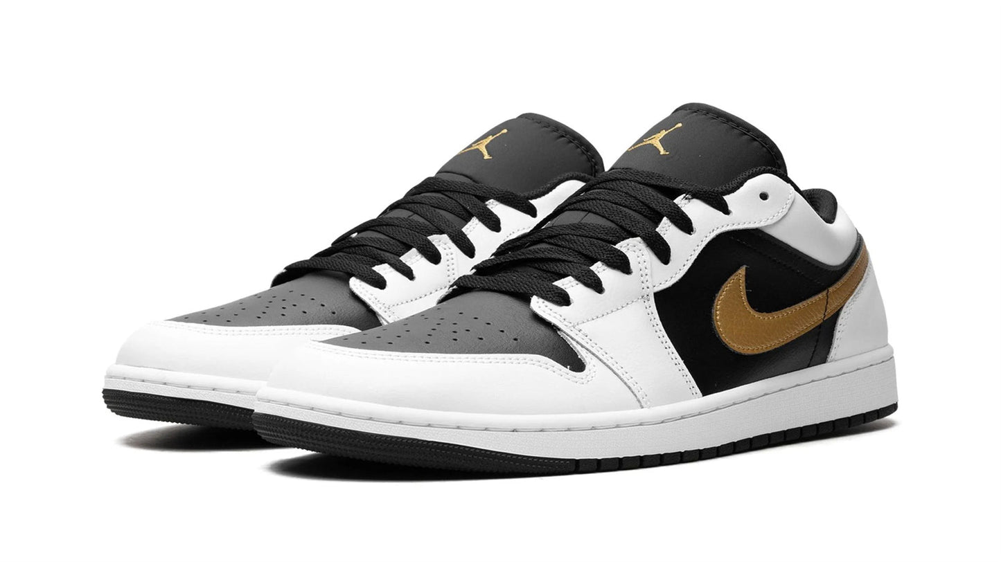 Jordan 1 Low "Gold Swoosh"