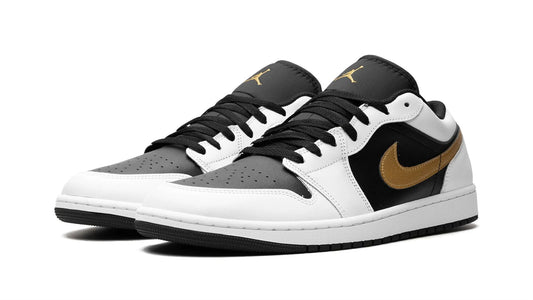 Jordan 1 Low "Gold Swoosh"