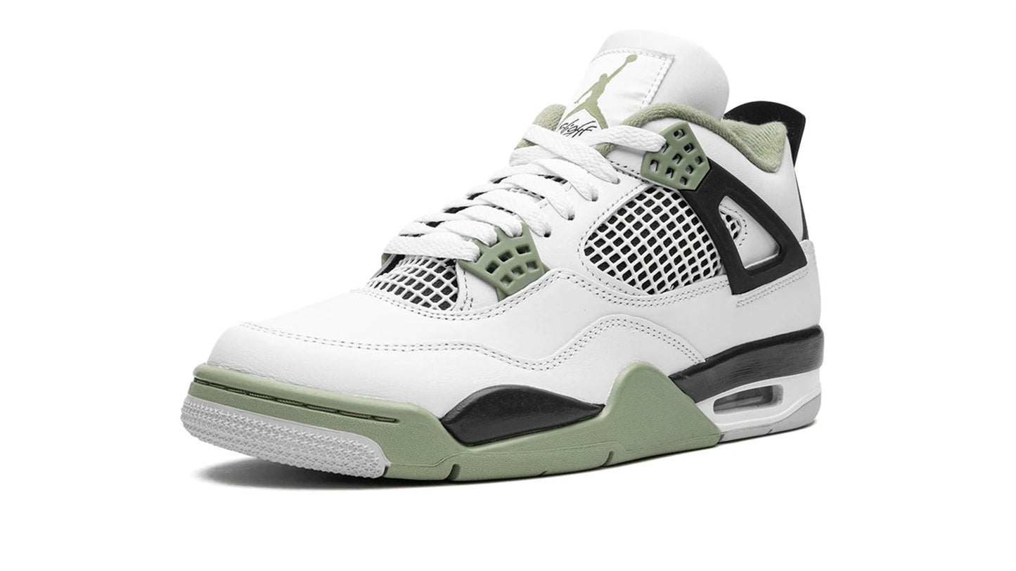 Jordan 4 RETRO WMNS "Seafoam / Oil Green"