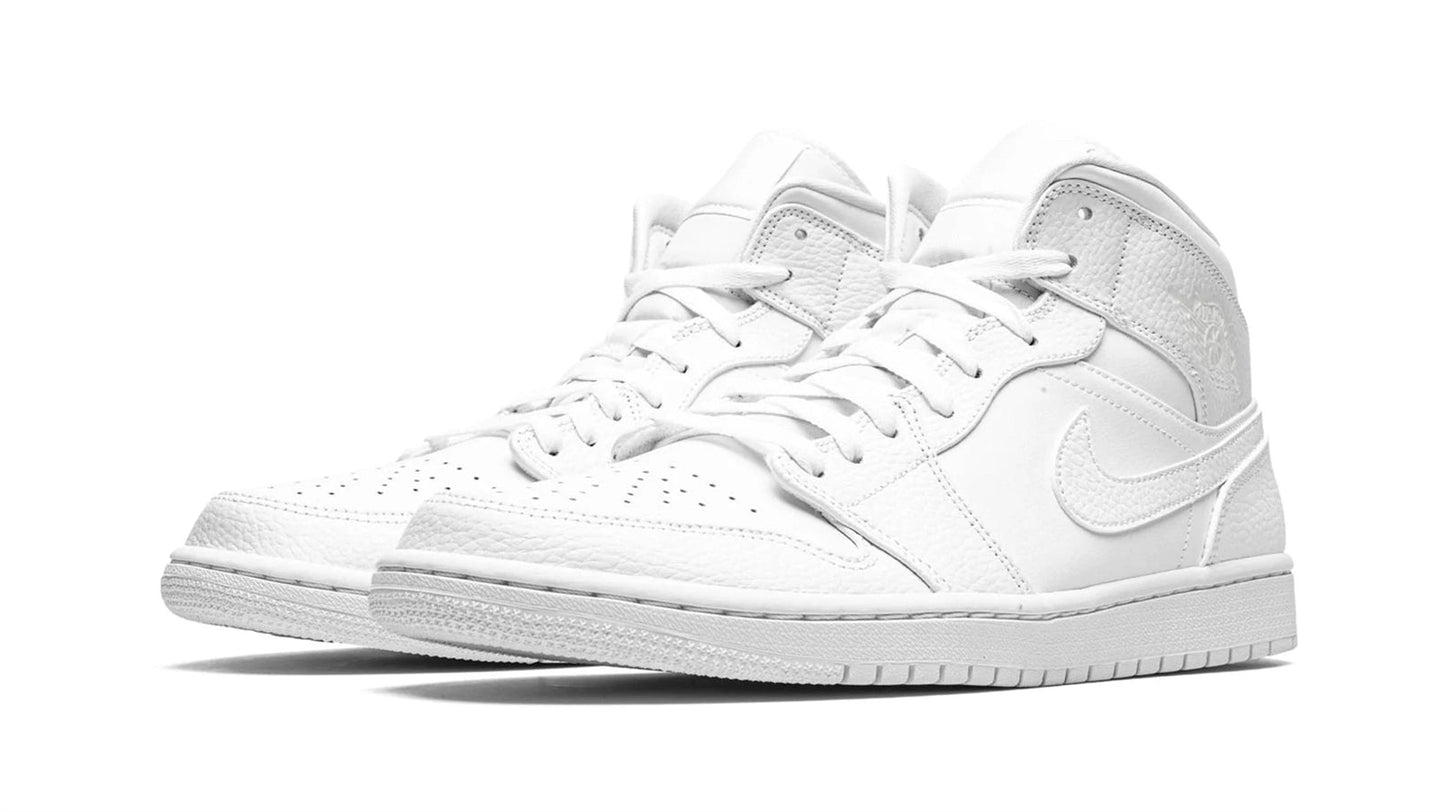 Jordan 1 Mid "Triple White"