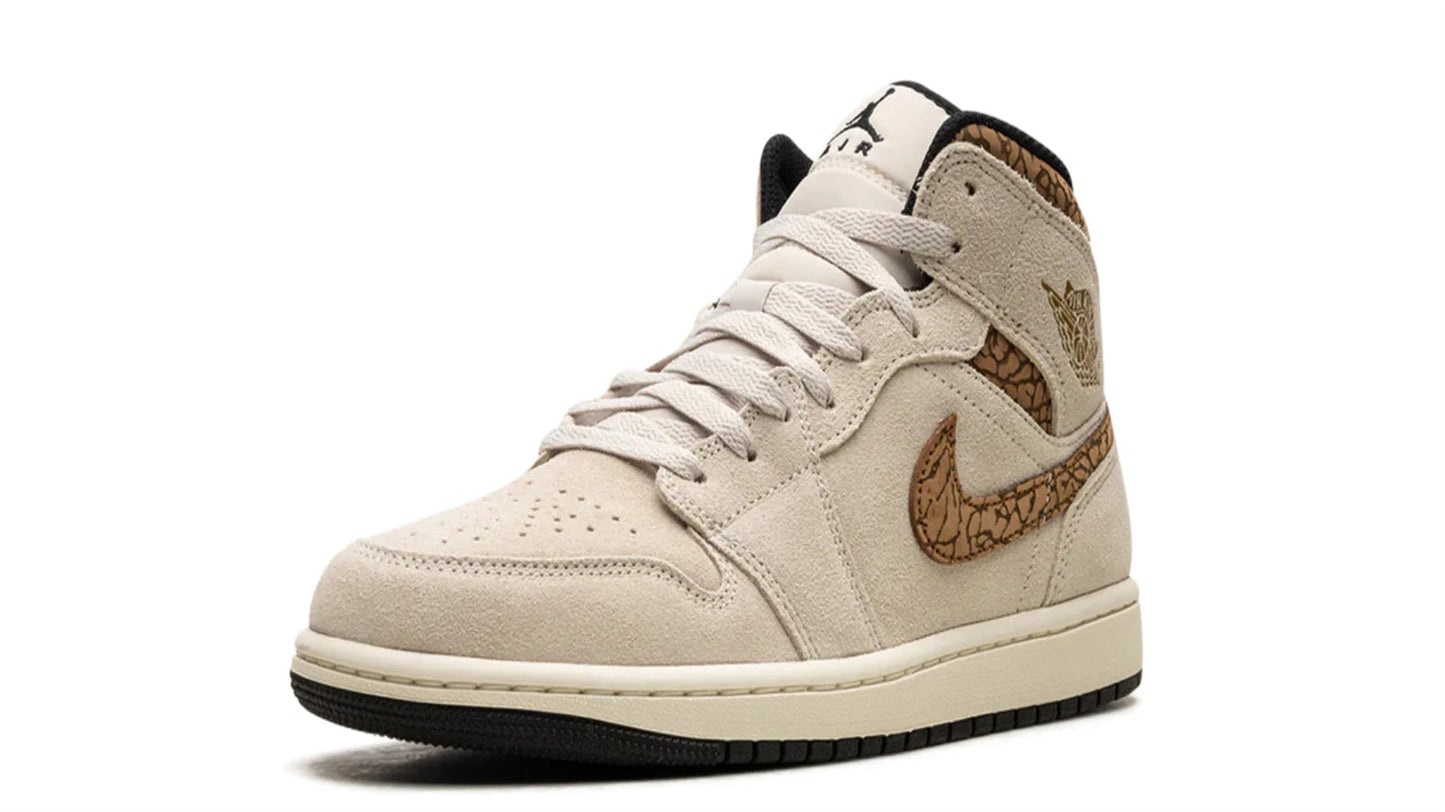 Jordan 1 Mid "Brown Elephant"