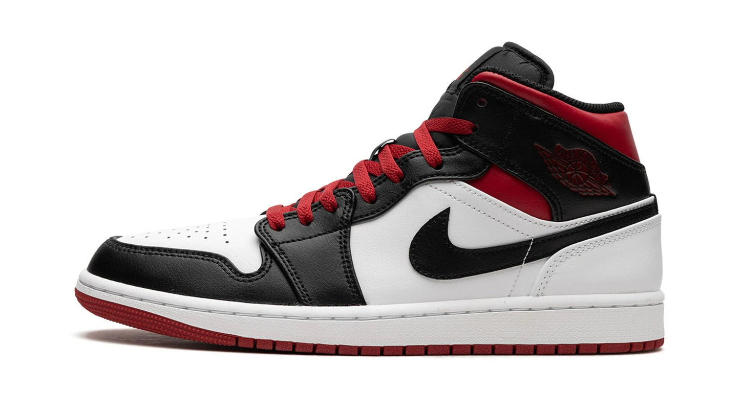 Jordan 1 Mid "Gym Red Black Toe"
